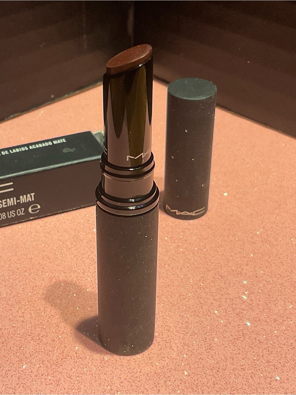 MAC Mattene Lipstick in CHOCK-FUL- Rare - Picture 4 of 7